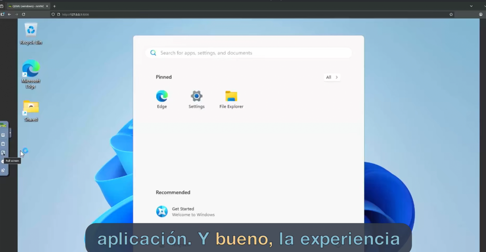 Winboat en funcionamiento
